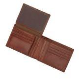 Rfid blocking soft leather mens wallet