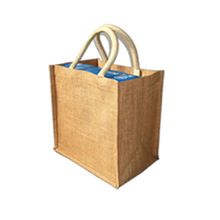 PRINTED JUTE BEACH TOTE BAGS