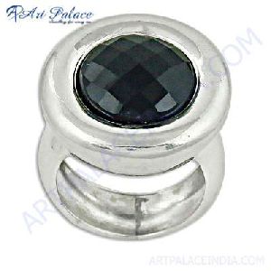 Black Onyx Gemstone Ring