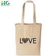 Natural Cotton Canvas Printed Bag