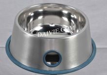 Antiskid Stainless Steel Cocker Dog Bowl