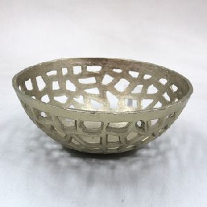 Aluminium Decorative Round Bowl