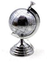 Aluminium Metal World Globe