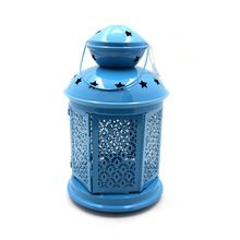 Blue Decorative Outdoor Candle Lantern