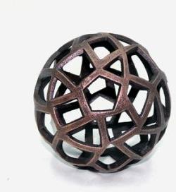 Bronze Aluminium Table Decorative Ball