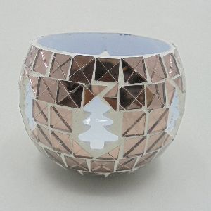 Decorative Round Candle Votive Holder