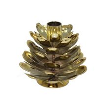 Iron Candle Holder Stands Brass Plated