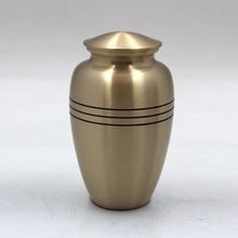 Matt Polish Brass Customized Cremation Urns