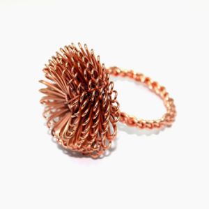 Metal Iron Copper Plating Napkin Ring Holder