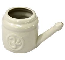 Yoga OM Neti Pot made of Ceramic