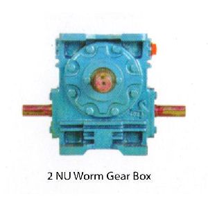 2" NU Worm Gearbox