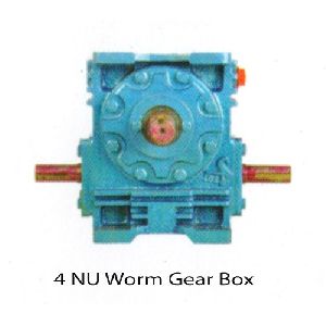 4" NU Worm Gearbox