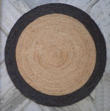 Designer Natural Hemp Braided Rug