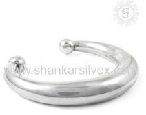 High polish open bangle handmade craft