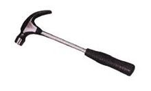 CLAW HAMMER WITH TUBULAR STEEL HANDLE