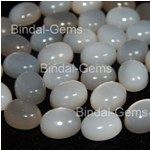 Gray Moonstone Oval Shape Flatback Cabochon