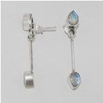 Handmade Earring Rainbow Moonstone Jewelry