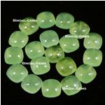 Natural Prehnite Cushion Shape Cabochon