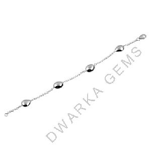 925 Sterling Silver Bead Bracelet