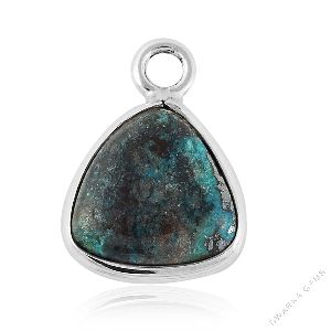 ruby zosite gemstone silver pendant