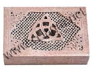 Natural Soapstone Potpourri Boxes