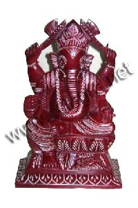 Soapstone Colored Ganesha Statue