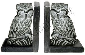 Soapstone Owl Bookend