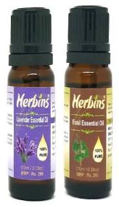 Herbins Essential Oil Combo (Basil and lavender)