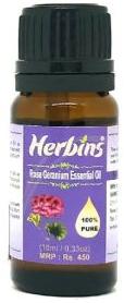 Herbins Rose Geranium Essential Oil 10ml