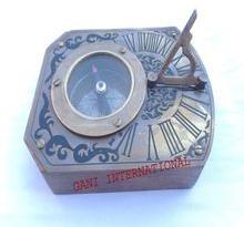 Brass Flying Sundial Compass