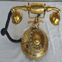 Brass Rotary Dial Working Telephone