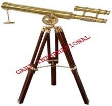 BRASS TRIPOD TELESCOPE