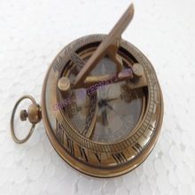 Handmade Pocket sundial Compass