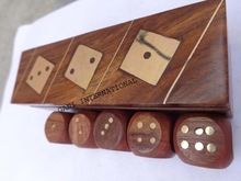 Wooden Playing Dice Set