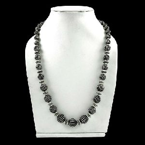 925 Sterling Silver Beads Necklace