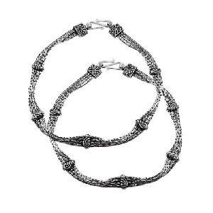 Classic Design 925 Sterling Silver Anklets