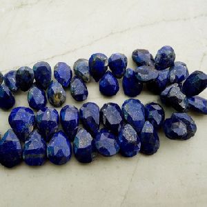 Faceted Pears Gemstone Beads