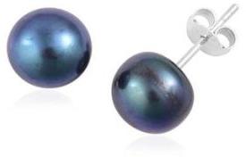 Fresh Water Purple Peacoc Stud Earrings