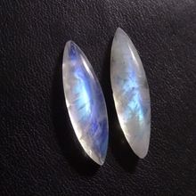 Pair Rainbow Moonstone