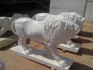 Marble Standing Lion