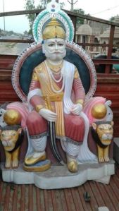 Marble Vishwakarma Statue