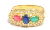 Beautiful Gold Plated Gemstone Ring