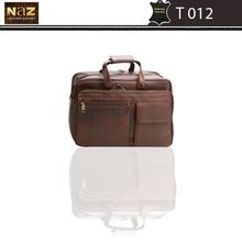 LEATHER DARK BROWN LAPTOP BAG