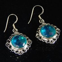 Doublet Quartz Gemstone Earring