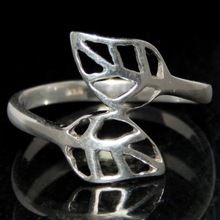 Leaves Casting Plain silver Ring