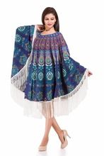 peacock Mandala Poncho