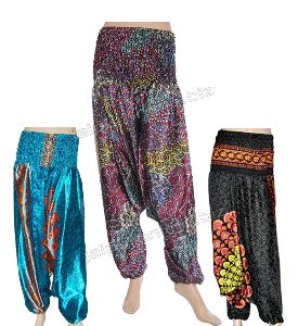 Belly Dance Wear Silk Harem Pants