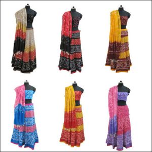 MULTICOLORED LEHENGA CHOLI