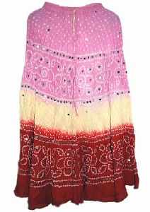 Rajasthani Bandhej Skirts