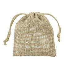 jewelry jute burlap drawstring bag